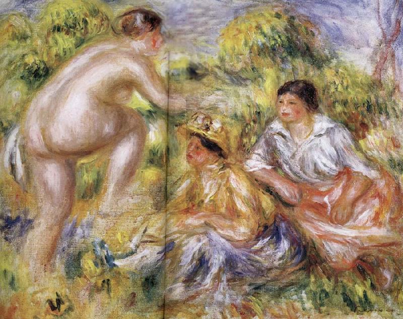 Pierre Renoir Young Women in the Country China oil painting art